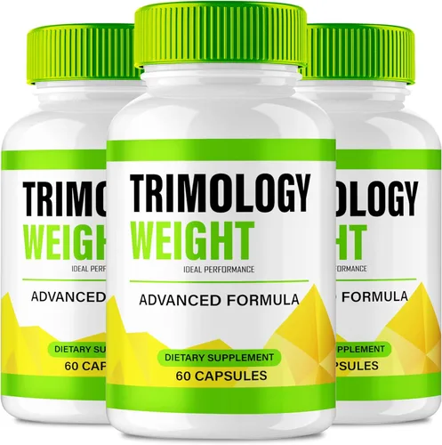 Trimology - Cápsulas de peso, píldoras oficiales de suplemento de peso Trimology, extra fuerza, cápsula cetogénica totalmente natural para mantener
