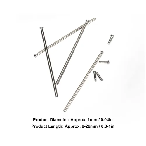 Miniatura 6 de Herramientas y kits de reparación de acero inoxidable, barras de resorte de reloj de acero inoxidable, banda de reloj de precisión dura, ligera