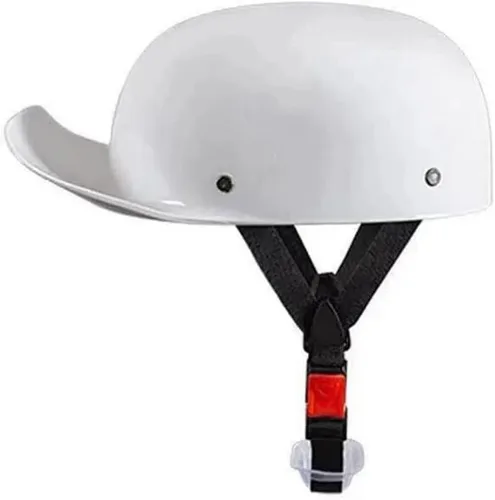 Miniatura 10 de Medio casco de motocicleta de perfil bajo, aprobado por DOT de calle, casco de motocicleta retro ligero de cara abierta, casco de motocicleta ATV