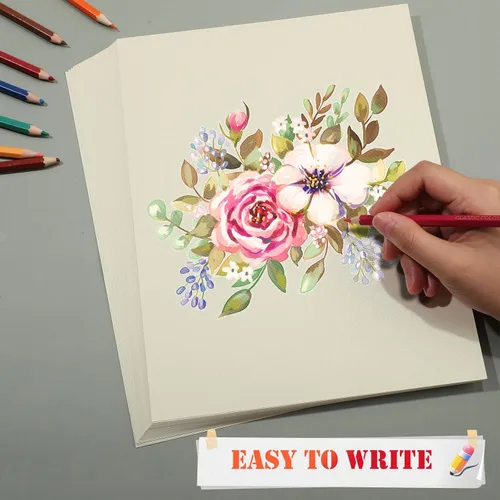 Miniatura 4 de 300 hojas de cartulina brillante de 8.5 x 11 pulgadas, papel de impresora de doble cara de 92 libras, papel perlado para invitaciones, certificados