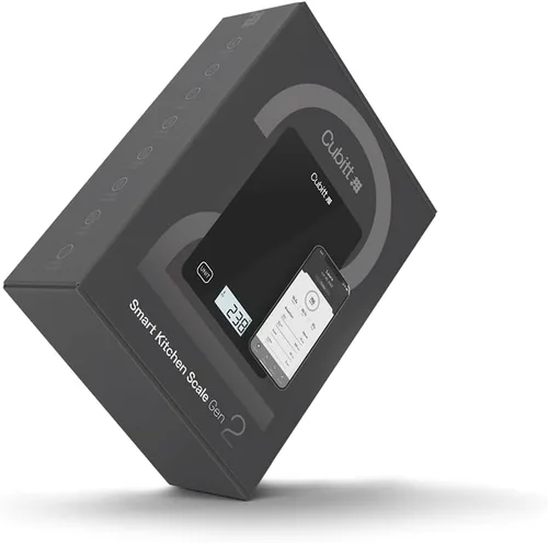 Miniatura 4 de CUBITT Báscula inteligente de cocina, báscula de alimentos Bluetooth con calculadora nutricional para ceto, macro y calorías, gramos digitales