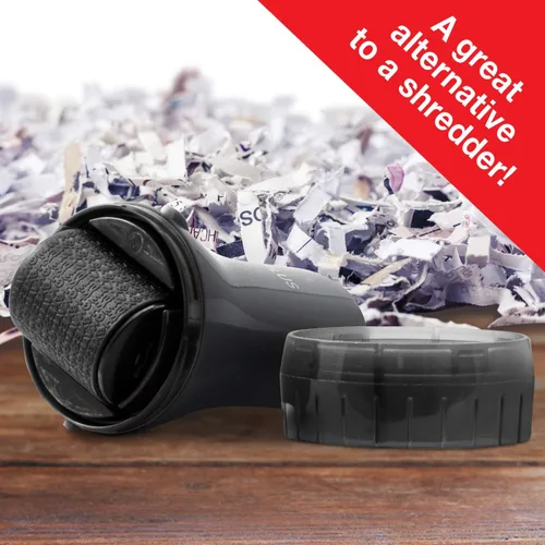 Miniatura 8 de Guard Your ID Wide Advanced Roller 2.0 - Sello de seguridad para prevención de robo de identidad, color negro