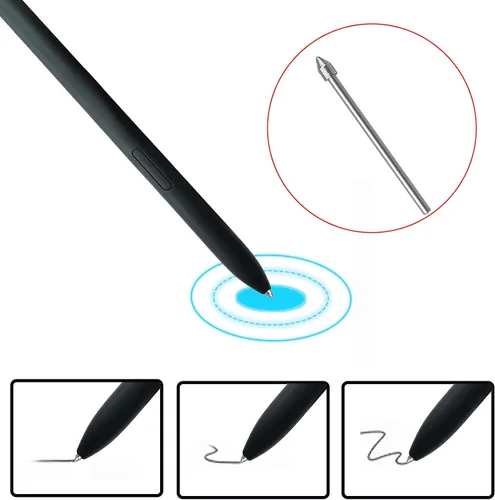 Miniatura 4 de 3 puntas de bolígrafo Tab S6 Lite para Samsung Galaxy S6 Lite S, puntas de metal de repuesto para Samung Galaxy Tab S6 Lite Stylus Pen Nibs+Pinzas