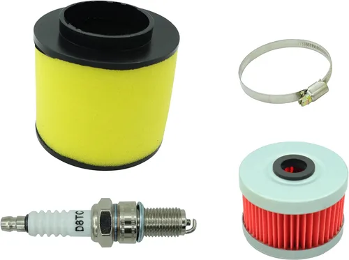 Miniatura 5 de Carburador TRX300 para Honda 300 TRX300FW Fourtrax Carb ATV 1988-2000 con piezas Filtro de aire y filtro de aceite Bujía Cable estrangulador Kit