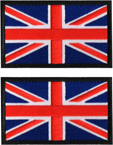 Miniatura 116 de 2 parches de bandera de Japón de AliPlus bordados tácticos militares moral parche apliques gancho y bucle