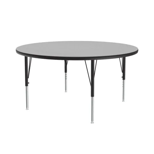 Miniatura 18 de Correll Mesa de Actividades Rectangular para Aula de 24"x36", Altura Ajustable (19"-29"), Granito Negro Laminado Térmico Fusionado Duradero