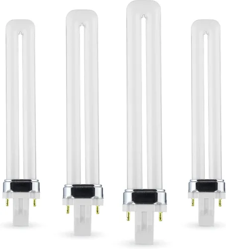 Miniatura 4 de Paquete de 2 PL-13W 827, 2 pines GX23, tubo individual en forma de U de 13 W, bombilla fluorescente compacta, reemplaza a Philips PLS13W27