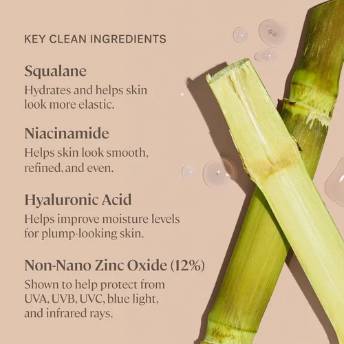 Miniatura 4 de ILIA - Tinte de piel Super Serum SPF 40 Sin comedogénesis, vegano, ligero para ayudar contra la luz azul, + contaminación mientras hidrata, Balos