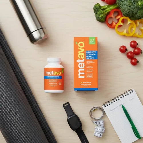 Miniatura 4 de Metavo Complete Synbiotic - GLP-1 Support Pre+Pro+Postbióticos 60 cápsulas vegetales 7 cepas, 4 mil millones de UFC Apoyo para la salud