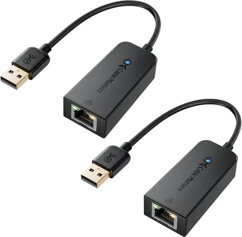 Miniatura 7 de Cable Matters Adaptador USB a Ethernet Plug & Play - Compatible con clones de direcciones PXE y MAC -Adaptador Ethernet a USB 2.0 de 10/100 Mbps