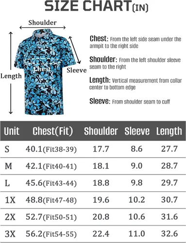 Miniatura 6 de APTRO Camisas polo de golf para hombre que absorben la humedad, camisas de golf hawaianas de ajuste seco