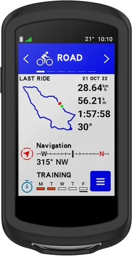 Miniatura 4 de Funda de silicona compatible con Garmin Edge 1040/1040 Solar GPS Funda de protección completa para bordes a prueba de golpes, antiarañazos, funda