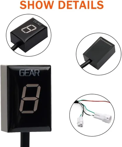 Miniatura 5 de Gear Display Meter Motorcycle Gear Indicator Speed Display Meter for YA&MAHA FZ1 FZ1N FZ 1 1N FZ1S FZ8 FZ16 FZ 8 FZ 16 TDM900 TDM 900 Motorcycle