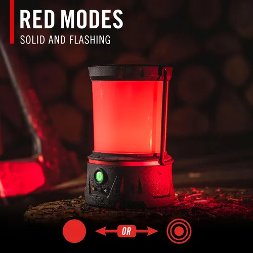 Miniatura 5 de Coast EAL40R Linterna de camping de emergencia recargable de 2500 lúmenes con modo intermitente rojo, mosquetón, difusor, mango plegable, modo bajo