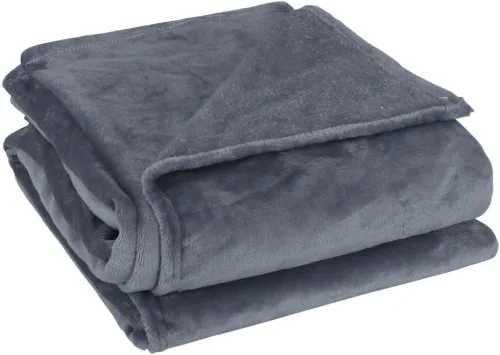 Miniatura 14 de uxcell Manta afelpada, suave, ligera, de microfibra, para cama o sofá