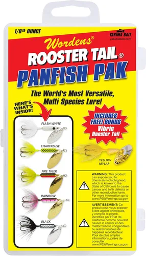 Miniatura 7 de Yakima Bait Kit de caja de señuelos Rooster Tail Big Bass Pak