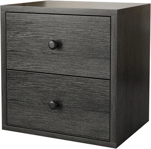FUSUNBAO Organizador Mágico de Almacenamiento en Cubos DIY Apilables para Casa, Libros, Ropa, Juguetes - Sistema de Almacenamiento Modular de Roble