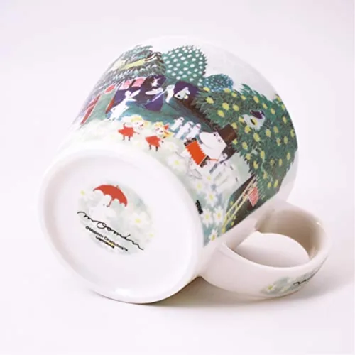 Miniatura 4 de Taza de Sopa Acuarela del Valle de Moomin Yamaka Japón
