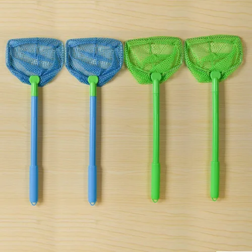 Miniatura 5 de Coopay 4 redes de pesca para atrapar insectos, redes de mariposa para peces y juguetes de playa para niños que juegan al aire libre (azul, verde)