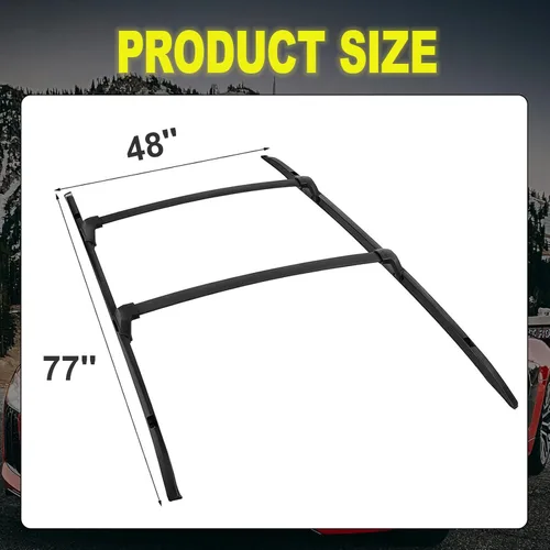 Miniatura 3 de Portaequipajes para techo, rieles laterales y barras transversales compatibles con Honda CRV CR-V 2017-2022 Kit de rieles y barras transversales