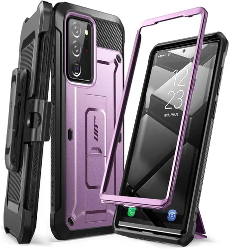 SUPCASE Unicorn Beetle Pro Series - Funda para Samsung Galaxy Note 20 Ultra (versión 2020), funda resistente de cuerpo completo y soporte sin Púrpura