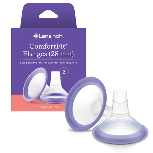 Lansinoh ComfortFit Bridas para extractor de leche, tamaño 1.102 in, 2 unidades