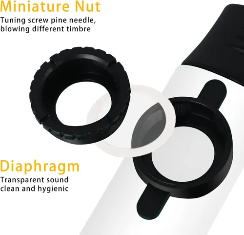 Miniatura 5 de RANMING Paquete de 6 coloridos kazoos de plástico para fiestas, suministros para adultos, varios colores (rojo, verde, rosa, blanco, negro, azul)