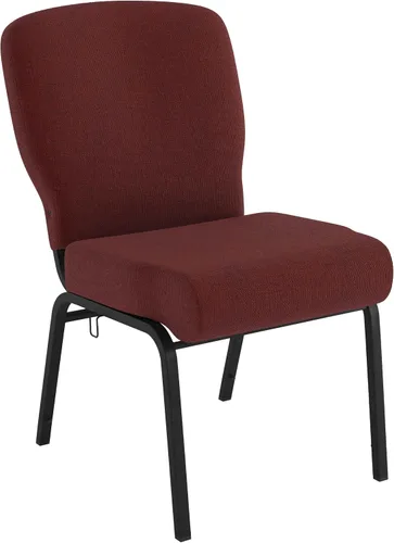 Flash Furniture Advantage Signature Elite - Silla de iglesia granate, 20 pulgadas de ancho