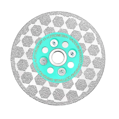 Miniatura 8 de Hoja de sierra de azulejos de 4 pulgadas, disco de pulido de diamante, rueda de disco de corte para cortar molienda de mármol, granito, hormigón