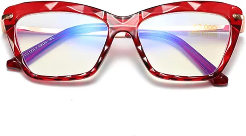 Miniatura 10 de Gafas de lectura de ojo de gato para mujer, marco de gafas de cristal de moda