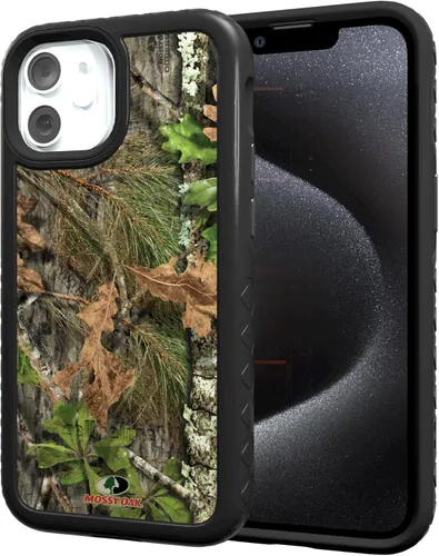Miniatura 38 de cellhelmet Mossy Oak Agua Yellowfin Funda de doble capa en gris diseñada para iPhone 13 Mini a prueba de golpes y caídas, duradera, como se ve