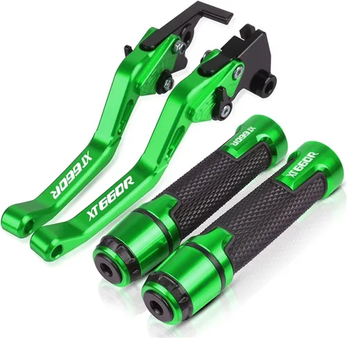 Miniatura 14 de Embrague de freno para Yamaha XT660 XT660R XT660X 2004-2016 Palancas de embrague de freno corto de motocicleta embrague empuñaduras agarraderas Negro