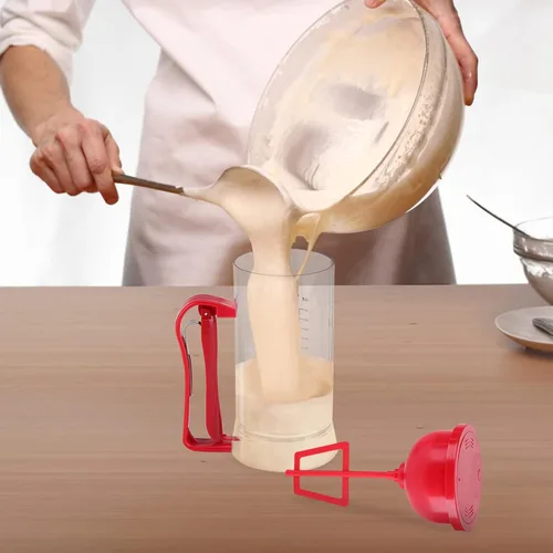 Miniatura 2 de Dispensador de masa inalámbrico alimentado por batería para mezclador de masa, dispensador mezclador eléctrico, panqueques y magdalenas, waffle