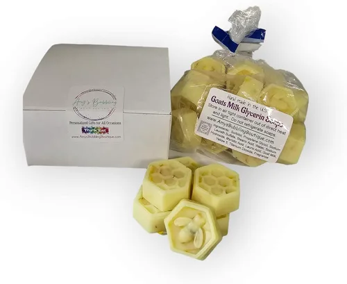 Miniatura 3 de Honeycomb Honey Bee Baby Shower Favores – Fiesta de Cumpleaños Cabras Leche y Miel Aroma Jabones de Género Revela Fiesta Paquete de 20