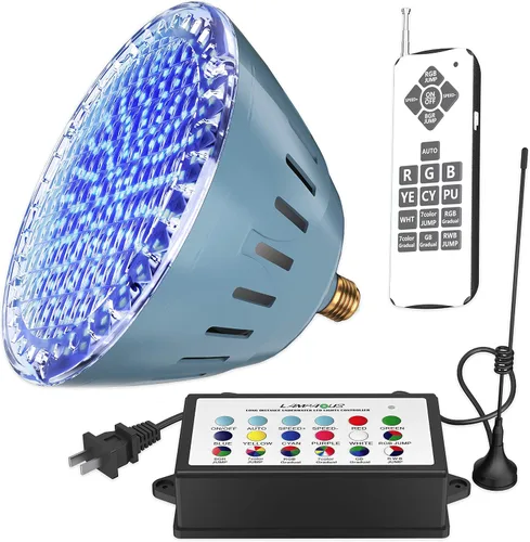 LAMPAOUS Bombilla LED para piscina de 35 W, RGB que cambia de color, compatible con Pentair, luces de piscina Hayward, iluminación submarina de 120