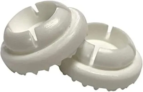 Miniatura 6 de Jejavu Protectores especiales de hierro forjado de 1 pulgada, se adaptan a 1 pulgada de diámetro interior, protectores de suelo para patas de silla