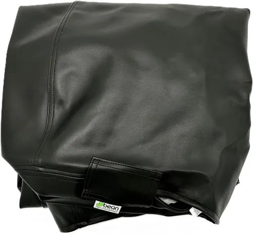 Miniatura 22 de Puf grande de vinilo marino – Puf impermeable para barcos y piscinas – con cuentas de poliestireno y silla rellena de espuma CertiPUR para adultos