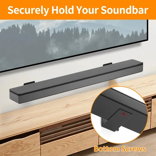 Miniatura 3 de tiebutie Soporte de pared para barra de sonido Bose WB-300 SoundTouch 300 300/500/550/600/700/900/950 Smart Ultra con kit de herramientas, soporte