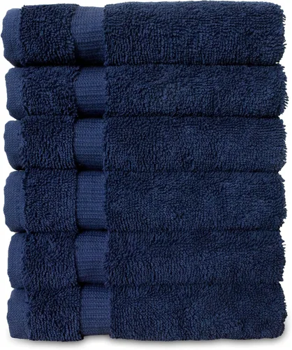 Miniatura 92 de Colección de calidad de hotel y spa, altamente absorbente y de secado rápido, 100% algodón turco, 750+ GSM, toallas ecológicas, toallas con borde