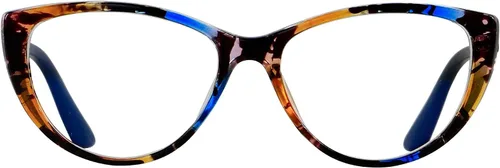 Miniatura 17 de ANDWOOD Gafas de bloqueo de luz azul para mujer, bloqueo de luz azul, para computadora, ojo de gato, transparente, montura AR003 Cateye Crystal