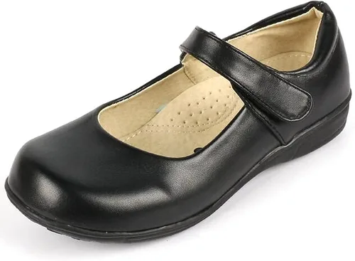 DADAWEN Zapato de vestir para uniforme escolar con correa para niña Mary Jane Flat (bebéniño pequeñoniño grande)