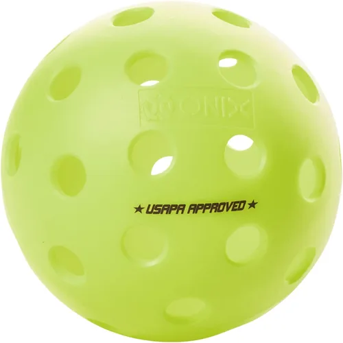Miniatura 3 de Bolas de Pickleball Onix Fuse G2 para exterior Verde neón