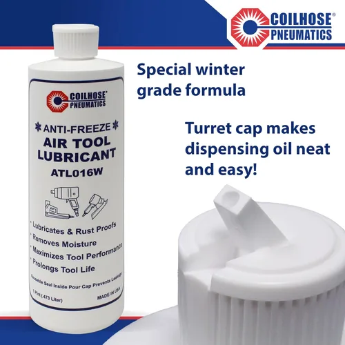 Miniatura 2 de Coilhose Pneumatics ATL016W Lubricante de Aire para Herramientas de Invierno, Botella de 16 onzas
