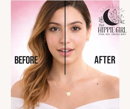 Miniatura 6 de Este juego de hongos Gua Sha para niña hippie, herramienta de masaje para tonificación facial de cuarzo rosa y esculpir yoga, herramientas