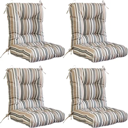 Miniatura 12 de EAGLE PEAK Cojín Acolchado para Silla de Exterior/Interior para Asiento/Respaldo, Juego de 1, 42'' x 21'', Azul Claro