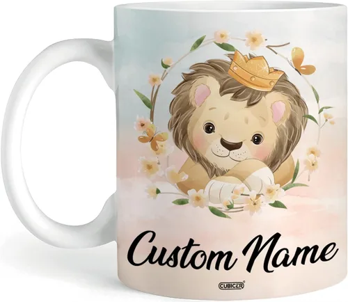 Miniatura 12 de CUBICER Tazas de café personalizadas con nombre personalizado, tazas de cerámica blanca, regalos de Navidad de vidrio para niños, mujeres, adultos