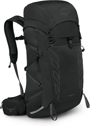 Miniatura 32 de Osprey Talon 26L Mochila de senderismo ligera para hombre - Mochila de día para viajes y campamento, negro/gris carbón