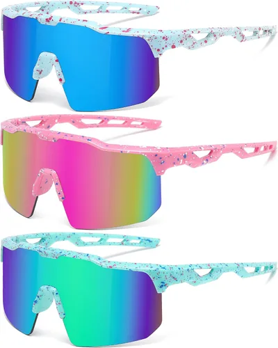 Youth Baseball Sunglasses for Boys Girls Softball Cycling Sports Sunglasses Kids Lightweight UV Protection