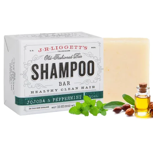 Miniatura 31 de J·R·LIGGETT'S Barra de champú – Fórmula de árbol de té, barra de champú sólida totalmente natural para cabello con aceite de coco y aceite