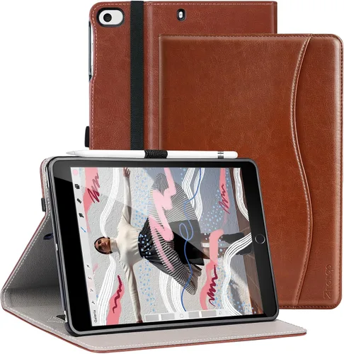 Miniatura 15 de Funda para iPad mini 5 2019/Mini 4 3 2 1 de 7.9 pulgadas, Cubierta Folio de Soporte de Cuero PU Premium con función de encendido y apagado Negro